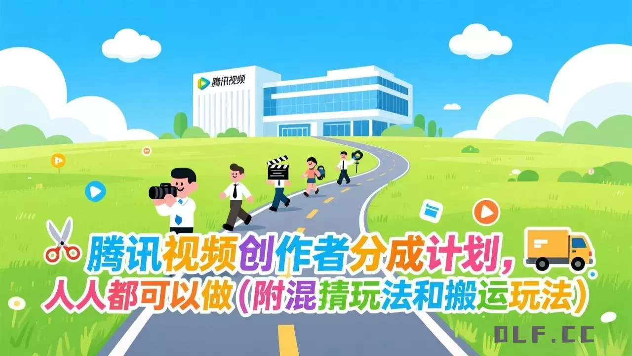 腾讯视频创作者分成计划，人人都可以做(附混剪玩法和搬运玩法